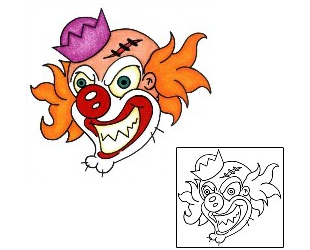 Clown Tattoo Tattoo Styles tattoo | PHF-00233