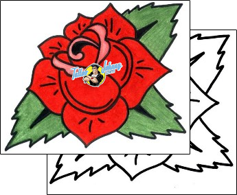 Flower Tattoo plant-life-flowers-tattoos-phil-rogers-phf-00256