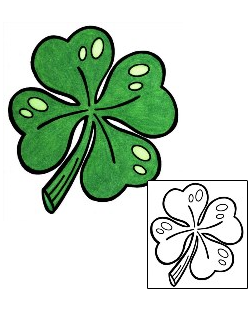 Clover Tattoo Specific Body Parts tattoo | PHF-00259