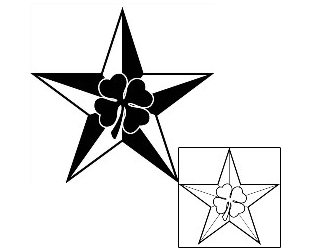 Star Tattoo Specific Body Parts tattoo | PHF-00271