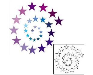 Picture of Astronomy tattoo | PHF-00340