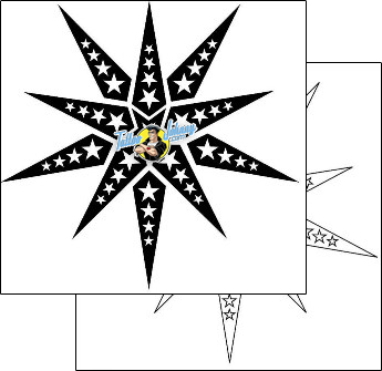 Celestial Tattoo star-tattoos-phil-rogers-phf-00347