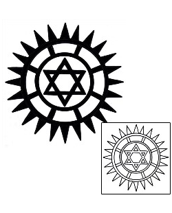 Sun Tattoo Religious & Spiritual tattoo | PHF-00416