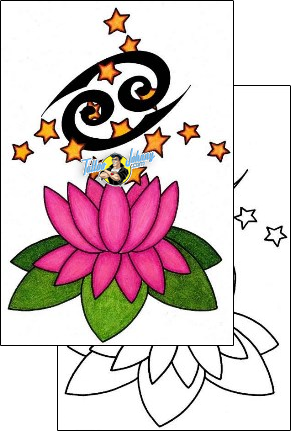 Star Tattoo flower-tattoos-phil-rogers-phf-00438