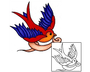 Swallow Tattoo Tattoo Styles tattoo | PHF-00473