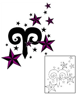 Aries Tattoo Astronomy tattoo | PHF-00477