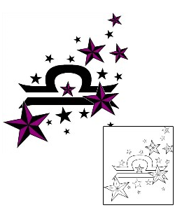 Nautical Star Tattoo Astronomy tattoo | PHF-00482