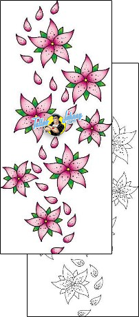 Flower Tattoo plant-life-flowers-tattoos-phil-rogers-phf-00498