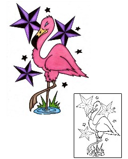 Flamingo Tattoo Animal tattoo | PHF-00547