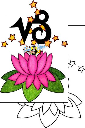 Flower Tattoo plant-life-flowers-tattoos-phil-rogers-phf-00574