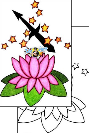 Flower Tattoo plant-life-flowers-tattoos-phil-rogers-phf-00575