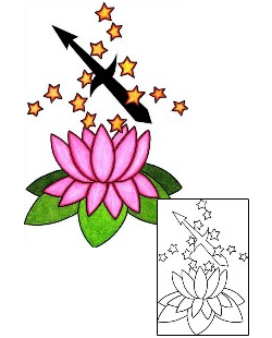 Sagittarius Tattoo Plant Life tattoo | PHF-00575