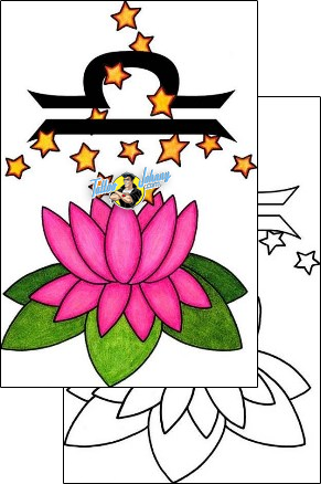 Flower Tattoo plant-life-flowers-tattoos-phil-rogers-phf-00577