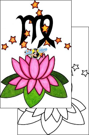 Flower Tattoo plant-life-flowers-tattoos-phil-rogers-phf-00581