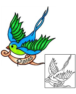 Swallow Tattoo For Women tattoo | PHF-00596