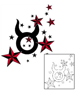 Nautical Star Tattoo Astronomy tattoo | PHF-00642