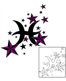 Zodiac Tattoo Astronomy tattoo | PHF-00644