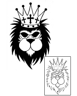Crown Tattoo Animal tattoo | PHF-00651