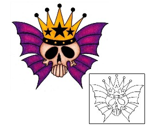 Crown Tattoo For Women tattoo | PHF-00653