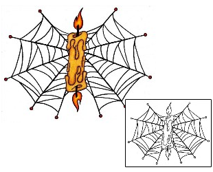 Spider Web Tattoo Miscellaneous tattoo | PHF-00668