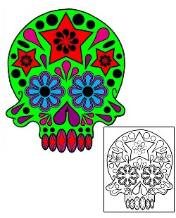 Day of the Dead Tattoo Tattoo Styles tattoo | PHF-00673