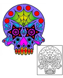 Day of the Dead Tattoo Horror tattoo | PHF-00674