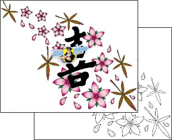 Flower Tattoo plant-life-flowers-tattoos-phil-rogers-phf-00753