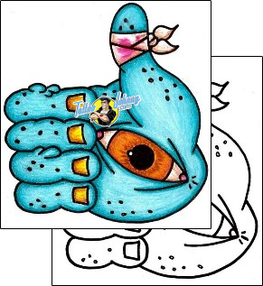 Eye Tattoo specific-body-parts-hand-tattoos-phil-rogers-phf-00783