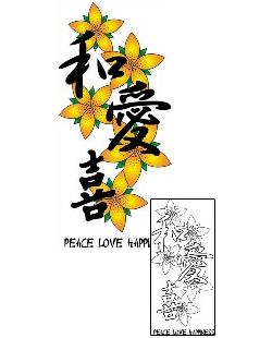 Peace Symbol Tattoo For Women tattoo | PHF-00885
