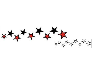 Star Tattoo Specific Body Parts tattoo | PHF-00902