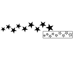 Star Tattoo Specific Body Parts tattoo | PHF-00903