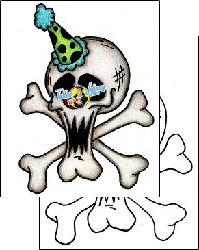 Skull Tattoo clown-tattoos-phil-rogers-phf-00928