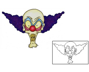 Clown Tattoo Tattoo Styles tattoo | PHF-00931