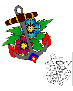 Anchor Tattoo Patronage tattoo | PHF-00933