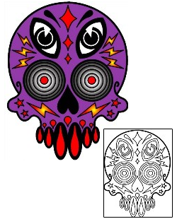 Day of the Dead Tattoo Ethnic tattoo | PHF-00937
