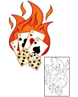 Fire – Flames Tattoo Miscellaneous tattoo | PHF-01000