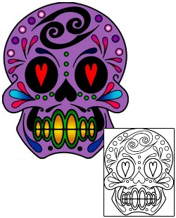 Day of the Dead Tattoo Zodiac tattoo | PHF-01037