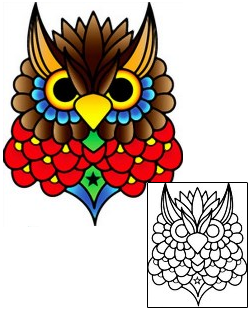 Owl Tattoo Animal tattoo | PHF-01064