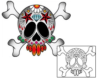 Day of the Dead Tattoo Ethnic tattoo | PHF-01100