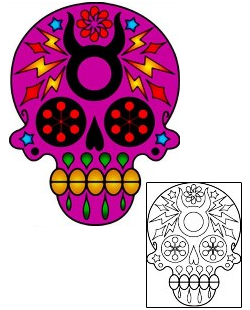 Day of the Dead Tattoo Ethnic tattoo | PHF-01134