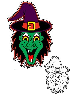 Witch Tattoo PHF-01147