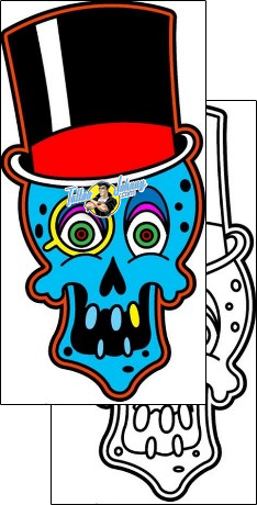 Skull Tattoo horror-skull-tattoos-phil-rogers-phf-01148