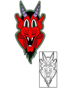 Devil - Demon Tattoo Tattoo Styles tattoo | PHF-01150