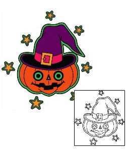 Pumpkin Tattoo Horror tattoo | PHF-01151