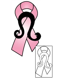 Breast Cancer Tattoo Zodiac tattoo | PHF-01156