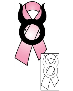 Breast Cancer Tattoo Zodiac tattoo | PHF-01164