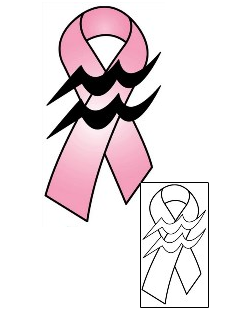 Breast Cancer Tattoo Zodiac tattoo | PHF-01165