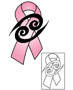 Ribbon Tattoo Zodiac tattoo | PHF-01167