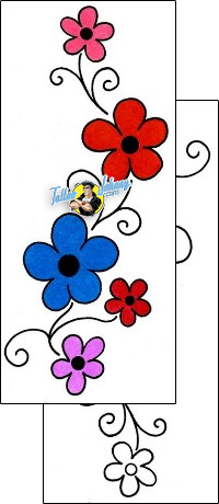 Flower Tattoo plant-life-flowers-tattoos-phil-rogers-phf-01169