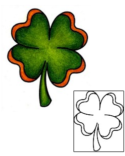 Clover Tattoo Plant Life tattoo | PHF-01183